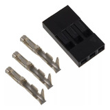 50 Kits Conector Alojamento Terminal 3 Vias 2 54mm Modu