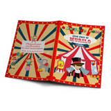 50 Kits Revistinha Colorir Com Giz Personalizados Grande