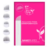 50 Laminas Microblading Tebori Agulha Ler Descrição Cor 12 Chanfrada 0 18mm