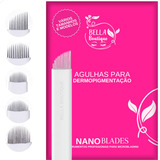 50 Laminas Microblading Tebori Agulha Ler Descrição Cor 12u Flex 0 18mm
