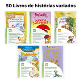 50 Livros Infantis Com Histórias Variadas Clássicos Fábulas