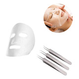 50 Máscara Desidratada Limpeza Facial 3 Pinças Tira Cravos