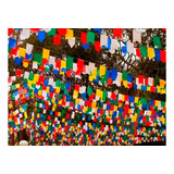 50 Metros Bandeirinha Papel Seda Festa Junina Decoração 