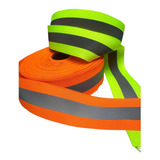 50 Metros Rolo Fita 5cm Faixa Refletiva Para Uniformes