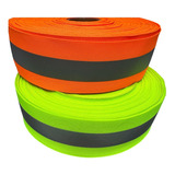 50 Metros Rolo Fita 5cm Faixa Refletiva Para Uniformes