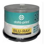 50 Midia Bluray Data Print Printable 25gb 135min Lacrado