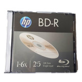 50 Midia Bluray Hp 6x Logo