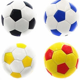 50 Mini Bola De Futebol Tamanho 2 Couro Sintético 