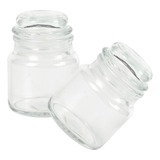 50 Mini Bomboniere 8cm Lembrancinha Doces Vidro Transparente