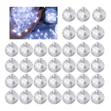 50 Mini Led Sem Fio Kit Decorativo Festa Bolo Bexiga Balão