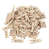 50 Mini Prendedor Pregador 2 5cm De Madeira Cores Variadas