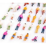 50 Miniatura Figura Boneco Pessoa Maquete