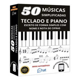 50 Músicas Partituras Fácil De Aprender Piano E Teclado