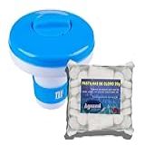 50 Pastilhas De Cloro 20g Mini Clorador Flutuante