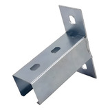 50 Pc Suporte Mão Francesa Simples 75mm Perfilado