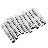 50 Peças De Encaixe De Ar Condicionado De Mangueira De Ar Condicionado Conector De Tubo De Alumínio Ajuste Universal Para Modificação De Engenharia De Caminhão De Carro Manga De 12 5 Mm A 14 Mm 