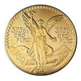 50 Pesos Mexicanos 1821 1943 Cópia Banhada Ouro