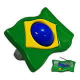 50 Pin Botton Broche Brasil Bandeira