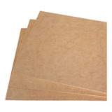 50 Placas 10x10cm Mdf Cru 12mm Espessura