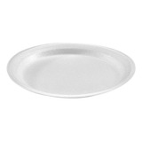 50 Pratos De Isopor Descartável Refeição Churrasco 23cm