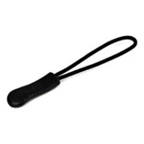50 Puxadores De Zíper Universal Preto Roupas Bolsas Mochilas