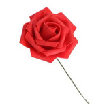 50 Rosas Flores Rosinhas Artificiais Seda