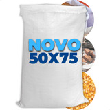 50 Sacos De Ráfia 50x75 Novo Entulho Construção Ração Areia