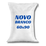 50 Sacos De Ráfia Novo 60x90 Grande Branco Entulho Sacaria