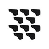 50 Sapata Ponteira Externa Bota Compativel Cadeira Longarina 30x50 Preto