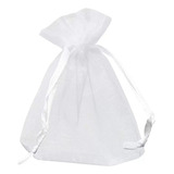 50 Saquinhos De Organza 10x15 Saco Branco Lembrancinha Festa