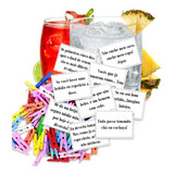 50 Tag Kraft Frases Diversas P Drink C Pregador Colorido