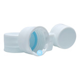 50 Tampinha De Refrigerante 28mm Branca C Rosca Lacre Selo