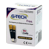 50 Tiras De Teste Glicemia P G tech Free E Free Smart