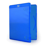 50 Un Estojo Box Case Ps3 & Blu-ray Azul Original