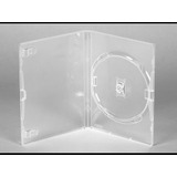 50 Unid Box Dvd Capa Transparente Tradicional Resistente
