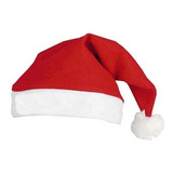 50 Unid Gorro Touca Papai Noel Cetim Tamanho Unico Adulto