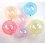 50 Unidades Balão Bubble Coloridos 24