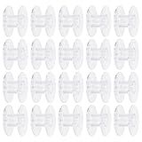 50 Unidades Bobina Máquinas De Costura Kit De Linhas De Costura Ar Acessórios Carretéis De Linha Vazios Travas De Máquina De Costura Acessórios De Costura Crochê Bordado Plástico