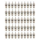 50 Unidades Kit De Núcleo De Válvula De Ar Condicionado Sistema AC Automático Núcleo De Haste De Válvula De Alta Pressão Ar Condicionado Carretel De Válvula De Alta Pressão Para Série R134