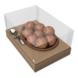 50 X Caixa Ovo De Colher 350g 500g 2x250g Premium