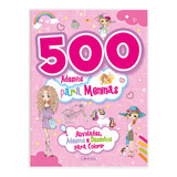 500 Adesivos Para Meninas - Rosa: 500 Adesivos Para Meninas - Rosa, De Gir. Editora Girassol, Capa Mole, Edição 1 Em Português, 2023
