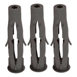 500 Bucha 10mm Tijolo Baiano Furado Bloco Parede Oca Com Aba