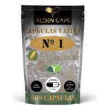 500 Cápsulas Vazias Tapioca Sublingual Nº 1 (400mg)