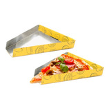 500 Embalagem Aluminizada Pedaço Pega Pizza Triangulo