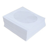 500 Envelope Cd Branco C/visor Transparente Ou Colorido