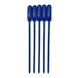 500 Lacre Para Malote Numerado 16cm Segurança Azul