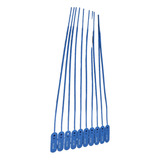 500 Lacres Plastico Númerados 30 Cm Azul Preço
