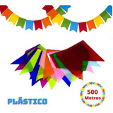 500 Metros Bandeirinha Plástico Festa Junina