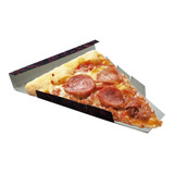 500 Pçs Embalagem Pega Pizza Pedaço Triangulo Fatia Preto