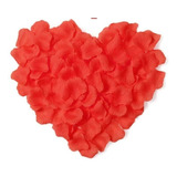 500 Pétalas De Rosas Artificiais Na Cor Vermelha